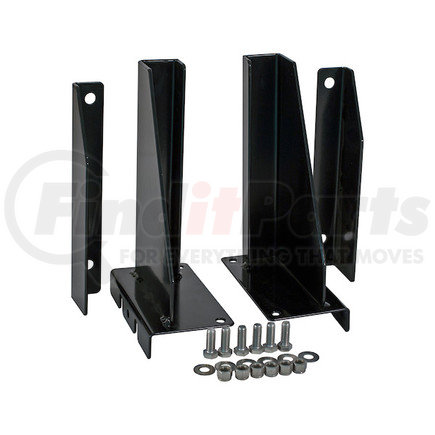 5531020 by BUYERS PRODUCTS - Black Steel Side-Wall Extension Kit for DumperDogg&reg;-Use with Steel Insert