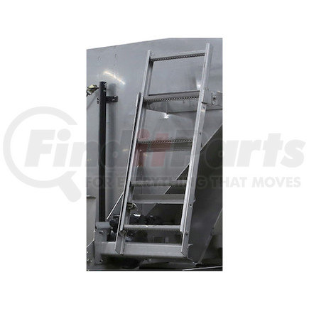 3022060 by BUYERS PRODUCTS - SaltDogg™ Folding Stainless Steel Spreader Ladder For Municipal Hopper Spreaders