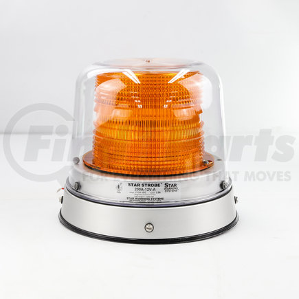 200A12VA by STAR HEADLIGHT & LANTERN CO. INC - STROBE, 12/24VDC,S/D/Q AMBER