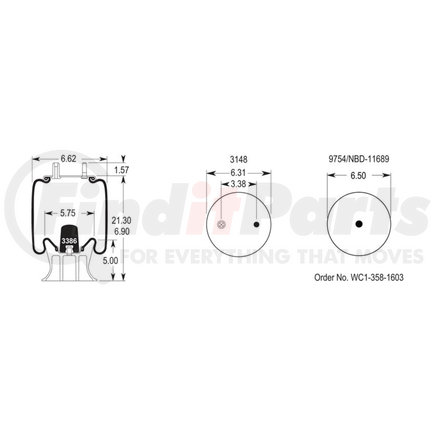 W013585702 by FIRESTONE - AIR BAG