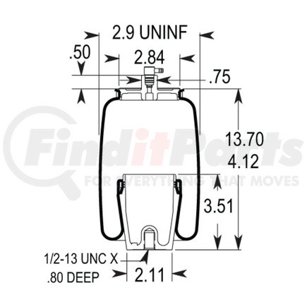 W023587208 by FIRESTONE - AIR BAG