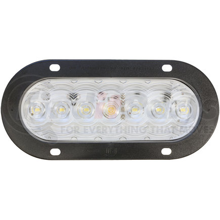 822C-7 by PETERSON LIGHTING - 821C-7/822C-7 LumenX® Oval LED Back-Up Light, PL3 - Clear, Flange Mount