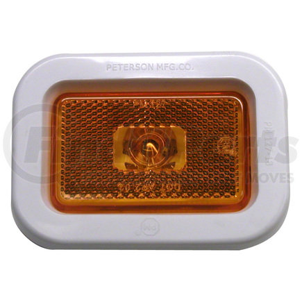 V127KA by PETERSON LIGHTING - 127 Rectangular Clearance and Side Marker Light - Amber Kit