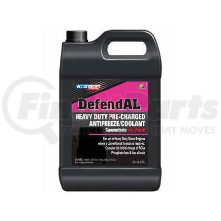 10125 by KOST USA - DEFENDAL HEAVY DUTY PRE-CHARGED ANTIFREEZE/COOLANT, 50/50 Premix, 1 Gallon (Representative Image)