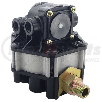 TRKN28601 by TORQUE PARTS - FF-2 Full Function Air Brake Trailer Valve
Crack Pressure: 3.0 PSI
Reservoir Port: 1/2"Pipe Thread
Control Port:1/4"Pipe Thread
Supply Port: 3/8"Pipe Thread
Spring Brake: (2) 3/8"Pipe Thread
Delivery Ports: (4) 3/8"