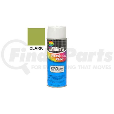 SPRAY-472 by CLARK - SPRAY PAINT (12OZ HOT YELLOW GREEN)