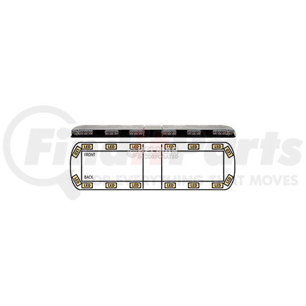 12-20002-E by ECCO - LIGHTBAR 54" LED 12-24VDC (AMB