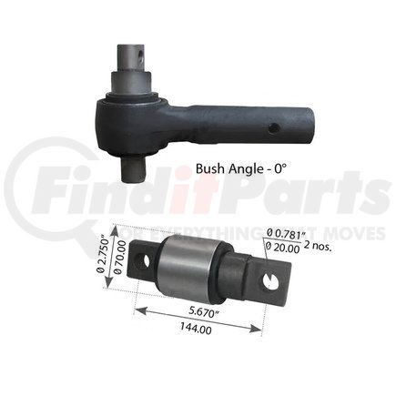 WA12-2418 by WORLD AMERICAN - TORQUE ROD END