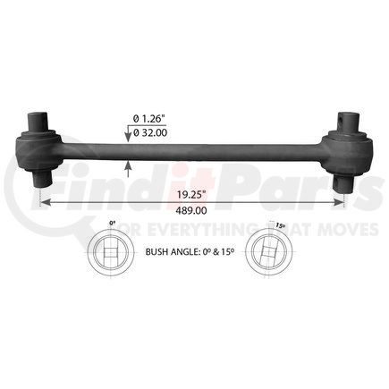 WA12-5256 by WORLD AMERICAN - TORQUE ROD  19.250"