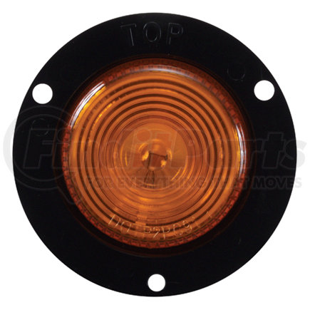 MC52AB by OPTRONICS - 2” yellow recess flange mount marker/clearance light