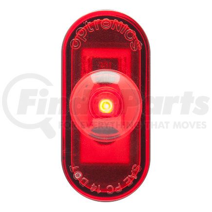 MCL290RPG by OPTRONICS - Red PC rated marker/clearance light