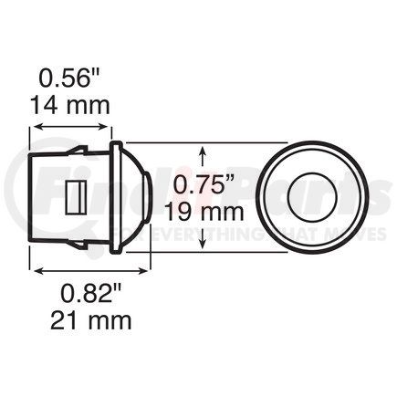 4741PK-MV by PETERSON LIGHTING - 4741-MV LED Multi-Color Accessory Light - Pink, Multi-Volt