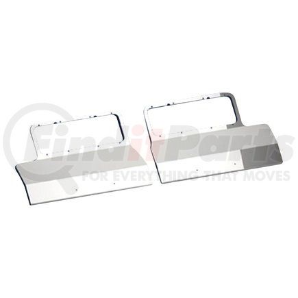 10822009 by PANELITE - Stainless Fender Guard Set Peterbilt