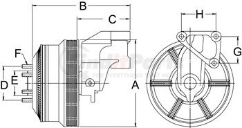 99A8600 by HORTON - CLUTCH DMA SE 24 CUM 190.7