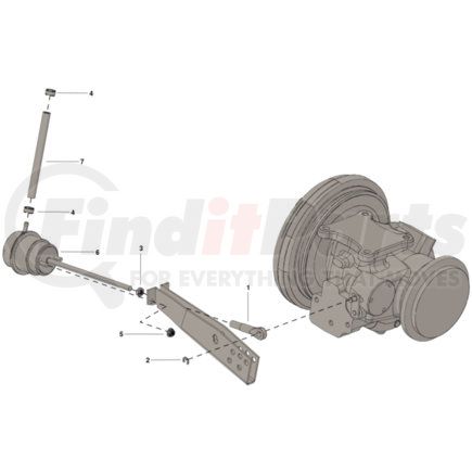 4030202 by CUMMINS - Wastegate Actuator Kit