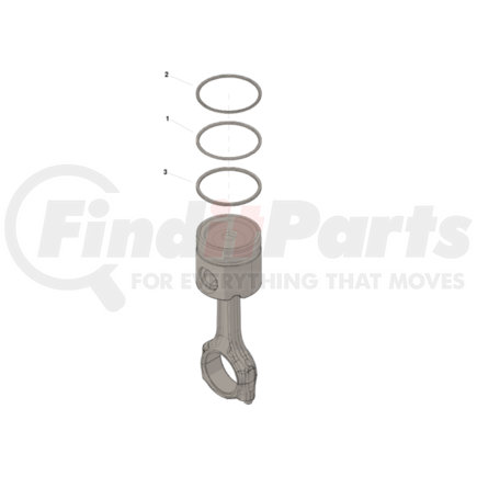 4376565 by CUMMINS - Piston Ring Kit