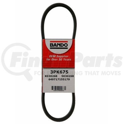 3PK675 by BANDO - Serpentine Belt