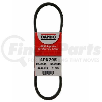 4PK795 by BANDO - Serpentine Belt