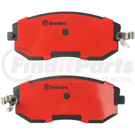 P78021N by BREMBO - Disc Brake Pad for SUBARU