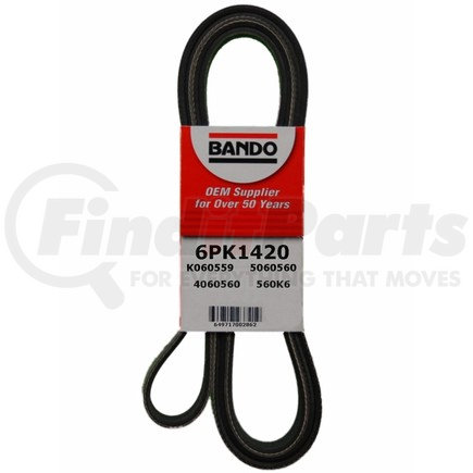 6PK1420 by BANDO - Serpentine Belt