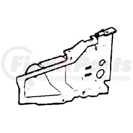 55175506AC by CHRYSLER - PANEL. Right. Cowl Side. Diagram 2