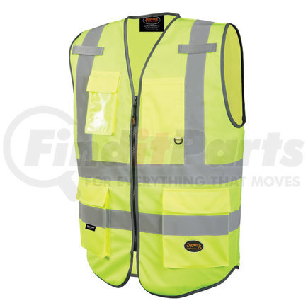 V1023860U-S by PIONEER SAFETY - Solid MultiPocket Safety Vest