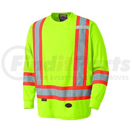 V1051260U-S by PIONEER SAFETY - Birdseye LS Safety Shirt