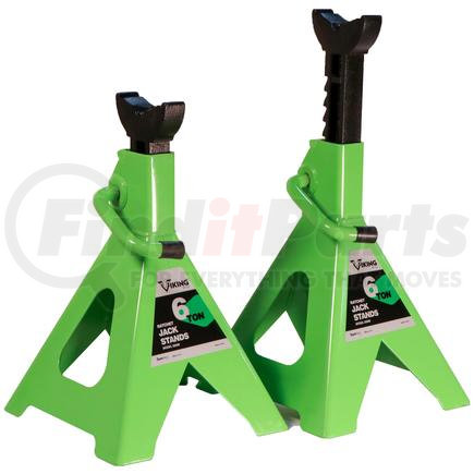 55060 by VIKING - Viking 6 Ton Ratcheting Jack Stand Set