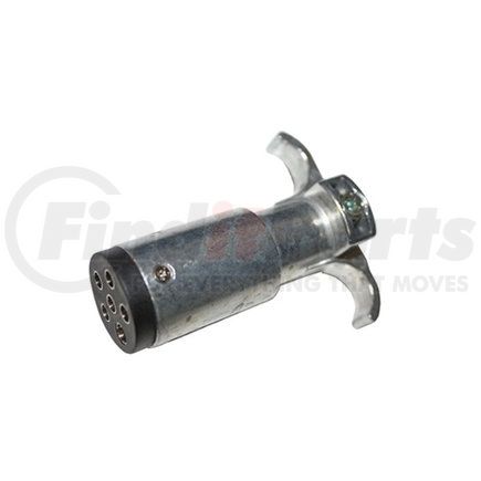 TA01-110 by TRAILER PARTS PRO - Redline 6-Way Round Zinc Trailer End Connector