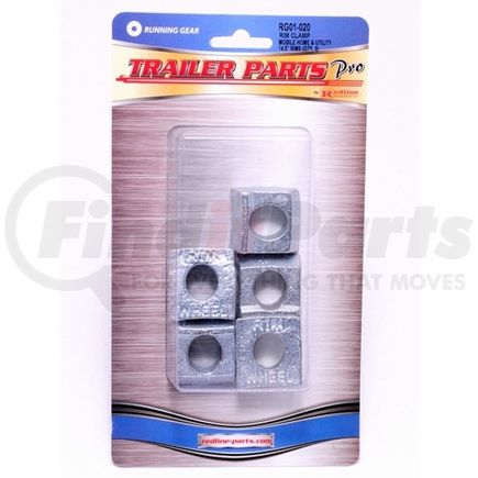 RG01-020 by TRAILER PARTS PRO - Redline Rim Clamps for 14in Utility Type Rims