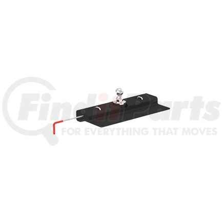 60620 by CURT MANUFACTURING, LLC. - REMOVABLE BALL GOOSENECK HITCH, TITAN