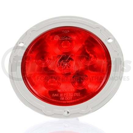 TL44322R by TRUCK-LITE - LED Stop/Turn/Tail Light - 4" Round Red, 6LED 10 Diode