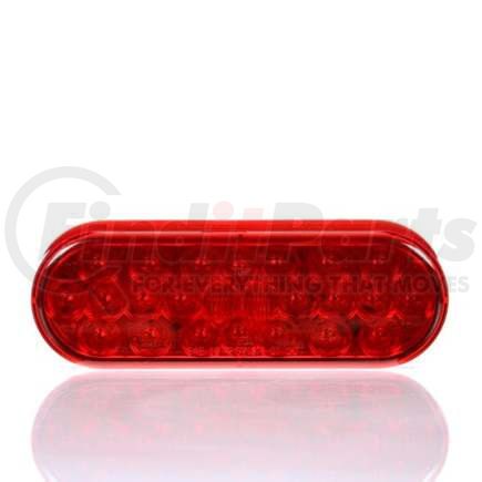 6050-3S1G by TRUCK-LITE - Signal-Stat, LED, Red, Oval, 24 Diode, Stop/Turn/Tail, PL-3, 12V, Bulk