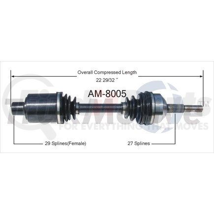 AM-8005 by SURTRAK AXLE - SURTRAK AXLE AM-8005 Other Parts