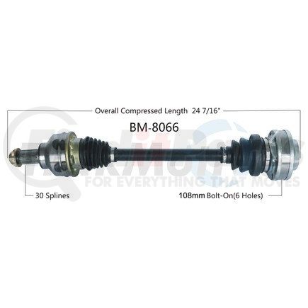 BM-8066 by SURTRAK AXLE - SURTRAK AXLE BM-8066 Axle