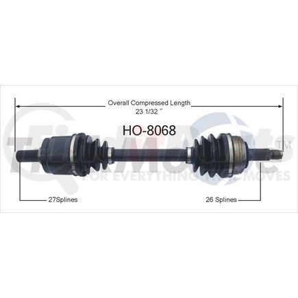 HO-8068 by SURTRAK AXLE - SURTRAK AXLE HO-8068 Other Parts