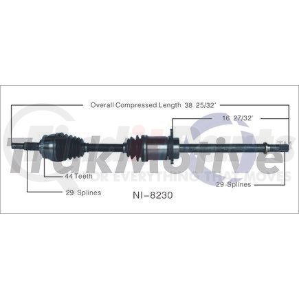 NI-8230 by SURTRAK AXLE - SURTRAK AXLE NI-8230 Axle