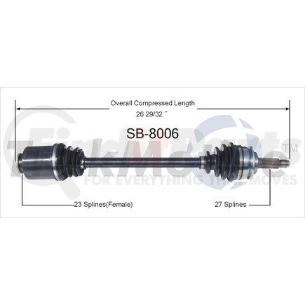 SB-8006 by SURTRAK AXLE - SURTRAK AXLE SB-8006 Other Parts