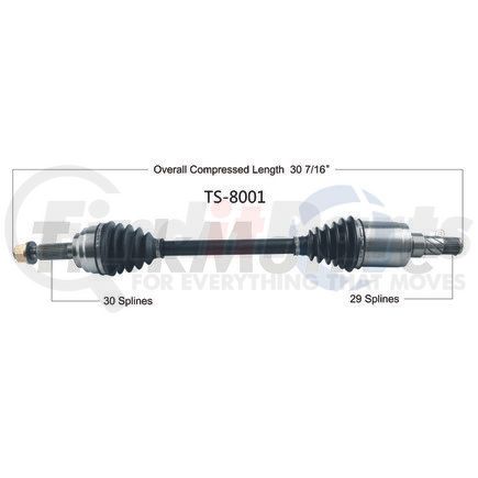 TS-8001 by SURTRAK AXLE