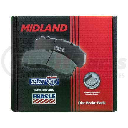 MPBD1777XT by HALDEX - Air Disc Brake Pad