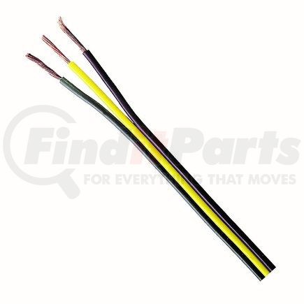 2-424 by PHILLIPS INDUSTRIES - Parallel Wire - 3/14 ga., Brown, Yellow, Green, Spool, Three Wires, 100 ft.