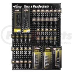 KTI-0811 by K-TOOL INTERNATIONAL - USA Torx and Hex Bit Display Board