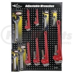 KTI-0817 by K-TOOL INTERNATIONAL - Adjustable Wrenches & Locking Pliers/Clamps Display Board