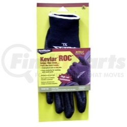 ROC30TM by MAGID GLOVE & SAFETY MFG.LLC. - Kevlar® Roc™ Nitrile Coated Palm, Black Kevlar® Lycra Shell Glove, M