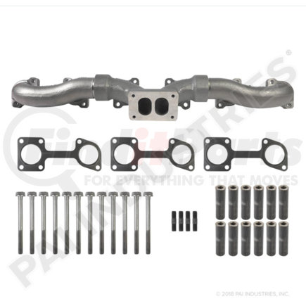 681127 by PAI - EXHAUST MANIFOLD KIT (3pc Sealed Assembly)