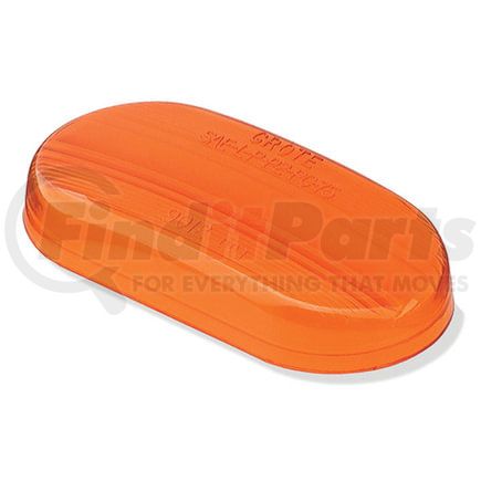 90123-5 by GROTE - Clearance / Marker Replacement Lens - Single-Bulb Oval Lens, Yellow, Multi Pack