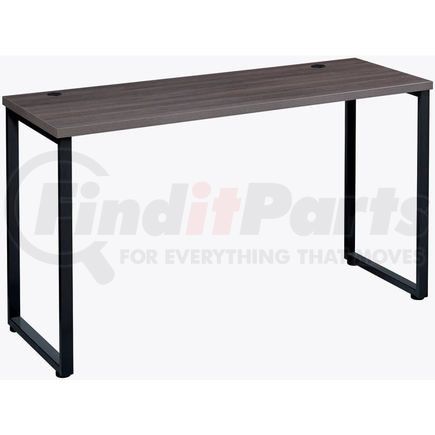 695595 by HIRSH INDUSTRIES INC - Interion&#174; Open Plan Standing Height Desk - 48"W x 24"D x 40"H - Charcoal Top with Black Legs