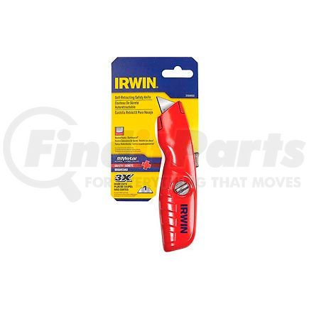 2088600 by IRWIN TOOLS - Irwin 2088600 Self-Retracting Safety Utility Knife with Ergonomic No-Slip Handle