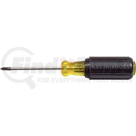 603-3 by KLEIN TOOLS - Klein Tools&#174; #1 Phillips Screwdriver 3" Round Shank 603-3