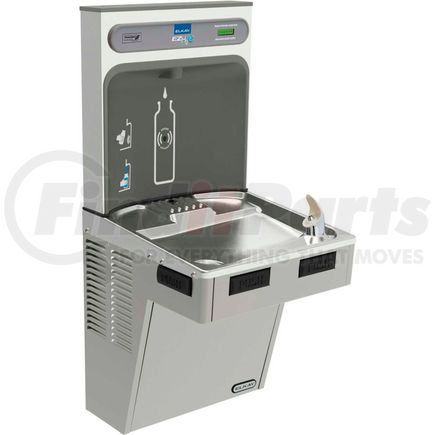 EMABF8WSLK by ELKAY - Elkay EMABF8WSLK EZH2O Water Bottle Refilling Station W/Single ADA Cooler, Refrig, Light Gray